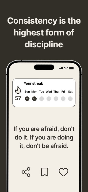 Streak tracker